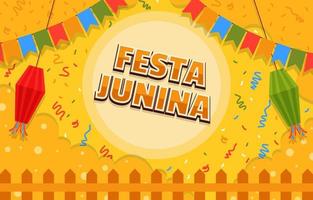 festa junina festival fundo atraente vetor