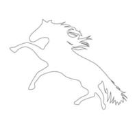 cavalo ícone Vektor vetor