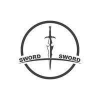 espada logotipo ícone vetor ilustração Projeto