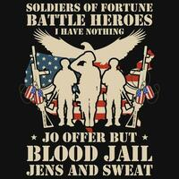 veteranos dia americano veteranos dia tipografia gráficos camiseta Projeto vetor