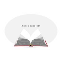 mundo livro dia, vetor ilustração