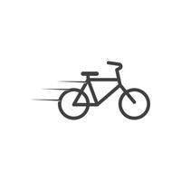 bicicleta e bicicleta ícone vetor ilustração