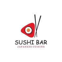 Sushi vetor logotipo modelo, ou japonês especialidades.