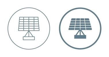 ícone de vetor de painel solar