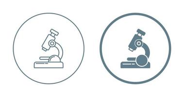 ícone de vetor de microescopo
