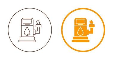 ícone de vetor de posto de gasolina