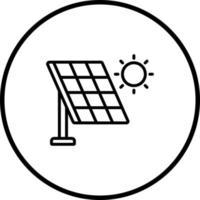 inteligente solar painel vetor ícone estilo