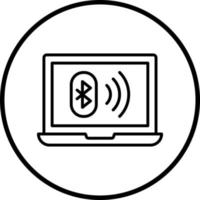 Bluetooth vetor ícone estilo