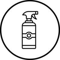 vetor Projeto limpeza spray vetor ícone estilo