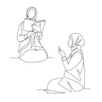 oração vetor ilustração