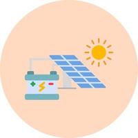 ícone de vetor de energia solar