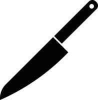 ícone de faca isolado no fundo branco vetor
