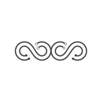 infinidade logotipo ícone vetor ilustração Projeto