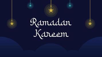 Ramadã Mubarak cumprimento simples vetor Projeto