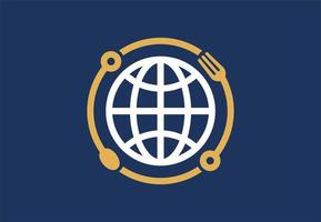 gráfico Projeto do global Comida logotipo vetor