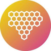 ilustração de design de ícone de vetor de pente de mel