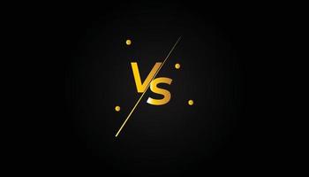versus vs Projeto modelo para jogos vetor