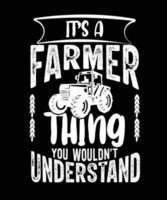 agricultor t camisa Projeto com trator, agricultor t camisas, agricultor t camisa vetor, agricultor tipografia t camisa Projeto vetor