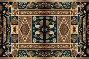 egípcio geometria padronizar velho antigo fundo. abstrato tradicional folk Antiguidade tribal étnico gráfico linha. ornamentado elegante luxo vintage retro estilo. textura têxtil tecido étnico Egito padrões vetor