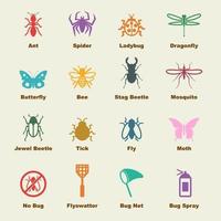 elementos do vetor de inseto