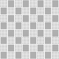 desatado padronizar do horizontal linhas e pontos. geométrico fundo. vetor ilustração.