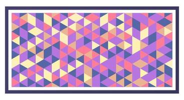 abstrato colorida geométrico triângulo 3d fundo. padronizar desatado vetor