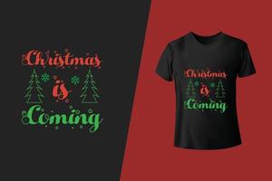 alegre Natal camiseta Projeto modelo para Natal celebração. Boa para cumprimento cartões, Camisetas, canecas, e presentes. para homens, mulheres, e bebê roupas livre vetor