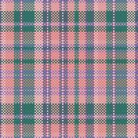 tartan xadrez com vintage cor padronizar. vetor