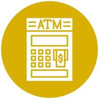 vetor Projeto atm vetor ícone estilo