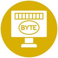 vetor Projeto byte vetor ícone estilo