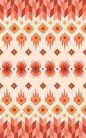 padronizar desatado fundo vetor asteca estilo. tecido padronizar asteca Projeto vermelho tom estilo.