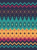 padronizar desatado fundo vetor asteca estilo. tecido padronizar asteca Projeto.