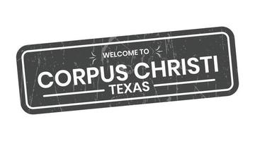 corpus christi emblema, Unidos Estado do América, austin, texas volta forma distintivo, carimbo, ícone, texas cidade vetor, borracha, rótulo, corpus christi grunge borracha vetor