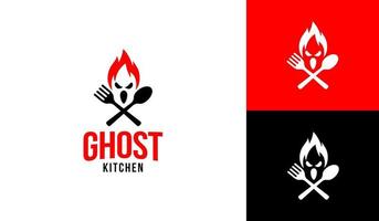fantasma cozinha para restaurante companhia ou chefe de cozinha companhia vetor