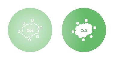 ícone de vetor de dióxido de carbono