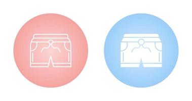 ícone de vetor de shorts