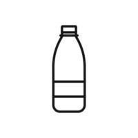 editável ícone do plástico garrafa, vetor ilustração isolado em branco fundo. usando para apresentação, local na rede Internet ou Móvel aplicativo