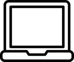 vetor Projeto computador portátil ícone estilo