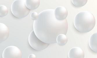 brilhante 3d branco esfera do bolas fundo. prata textura gradiente coleção. brilhante e metal aço gradiente modelo para cromada fronteira, prata quadro, fita ou rótulo Projeto vetor