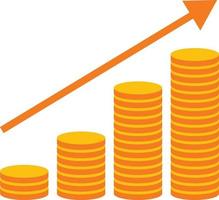 gráfico do mercado de ações vetor