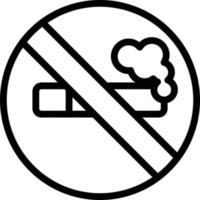 não fumar vetor ícone estilo
