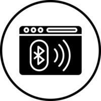 Bluetooth vetor ícone estilo