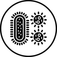 bactérias e vírus vetor ícone estilo