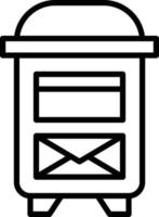 vetor Projeto caixa de correio ícone estilo