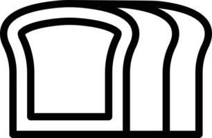 pão vetor ícone estilo