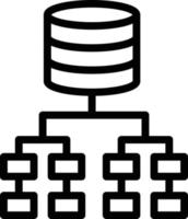 vetor Projeto dados fluxo ícone estilo