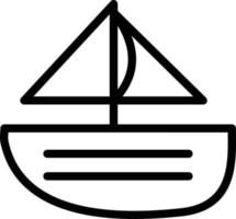 vetor Projeto barco ícone estilo
