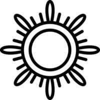 vetor Projeto Sol ícone estilo