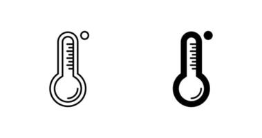 ícone de vetor de termômetro