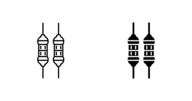 ícone de vetor de resistor